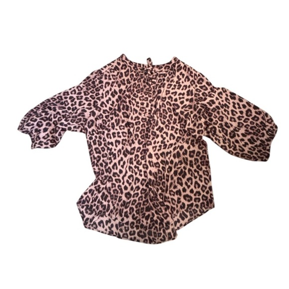 Leopard Print Pullover V NeckTop Size 4X Torrid   SKU 5 - Picture 9 of 16